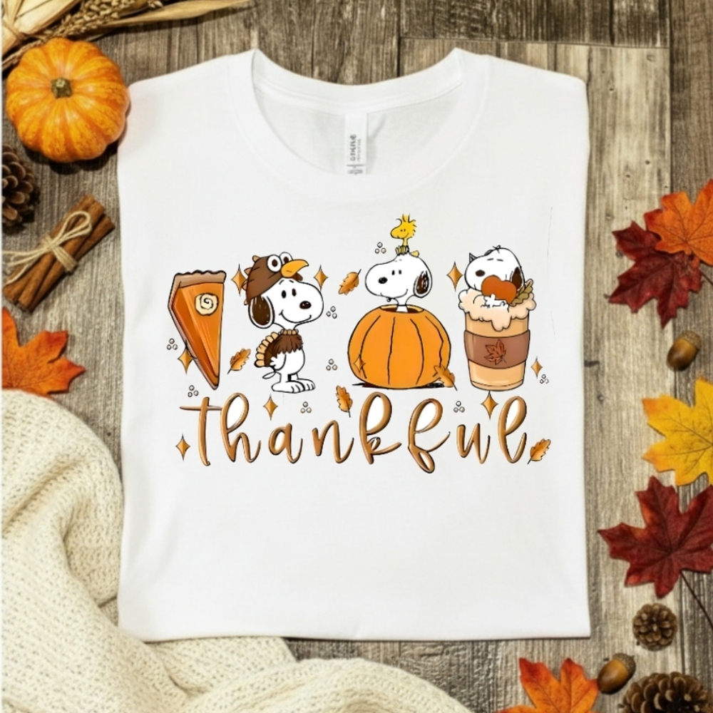 Fall shirt snoopy cute Dog popular trending short sleeve Tshirt